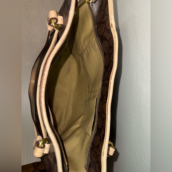 Coach PEYTON SIGNATURE ZIP TOP TOTE B1405-F28365 - Picture 12 of 14